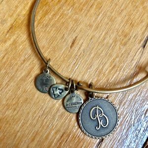 Alex and Ani bangle “B” charm bracelet